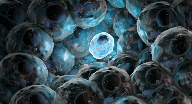 imagem de células estaminais